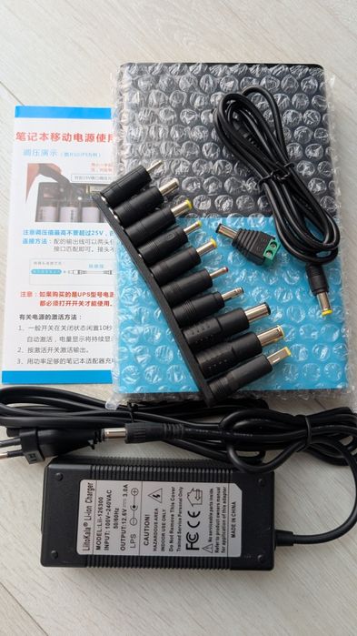 DIY Powerbank 12x18650 повербанк для ноута, роутера, телефона, LED