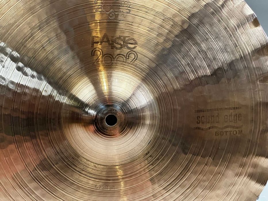 Paiste 2002 Sound Edge Black Label Hi-Hat 15" Vintage - Bonham 1975' - 1140/1117g.