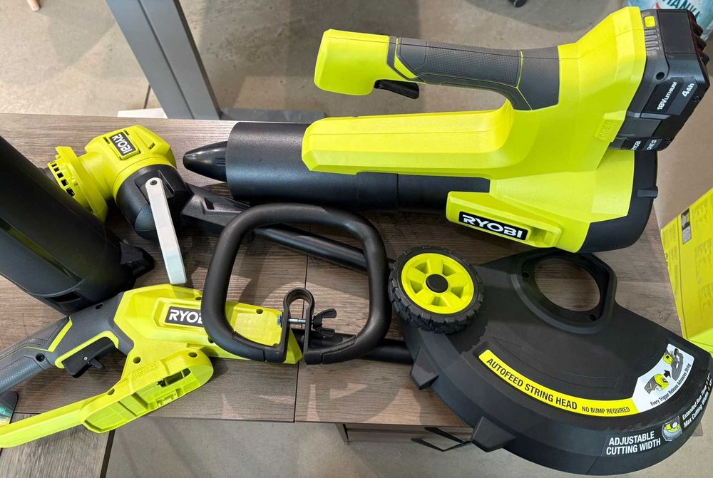 Zestaw podkaszarka i dmuchawa akumulatorowa RYOBI 18V PCLCK202K