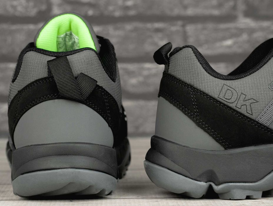 Szare Buty Męskie Trekkingowe DK Soft Shell 41-46