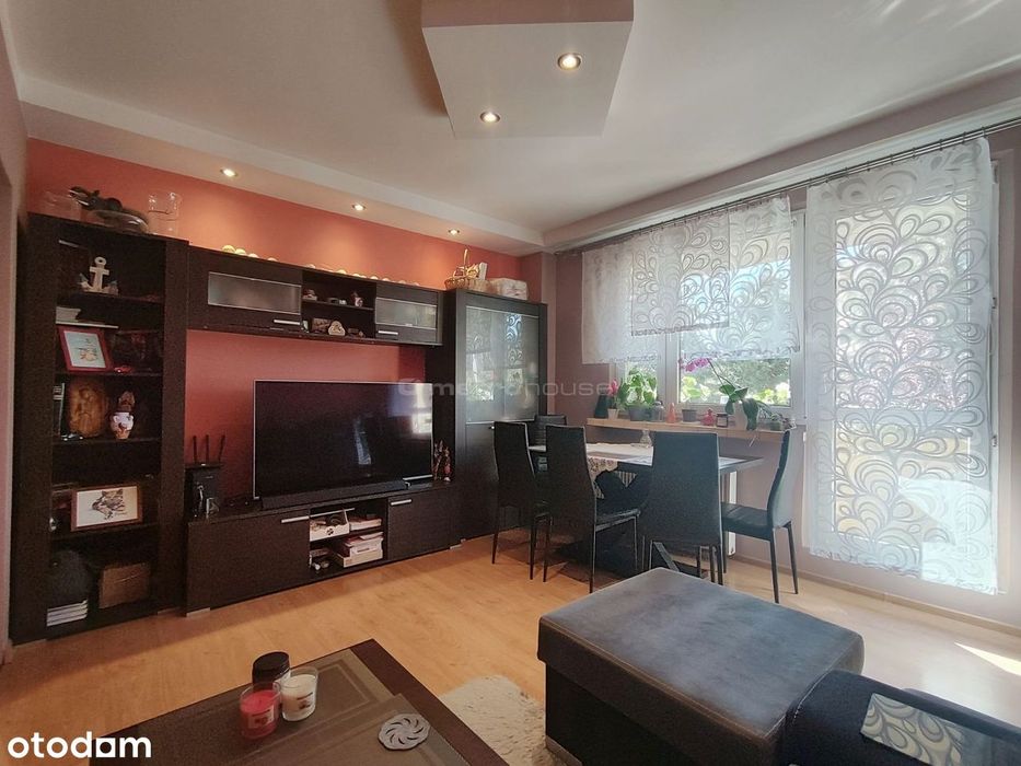 48 m², 2 pokoje, I piętro, balkon i zieleń