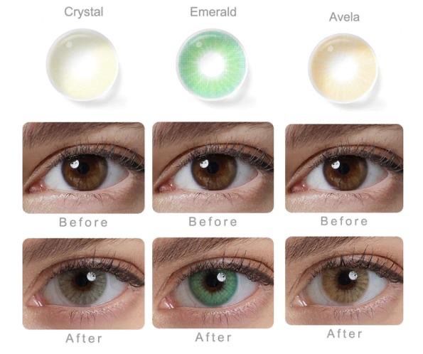 Lentes de contacto coloridas
