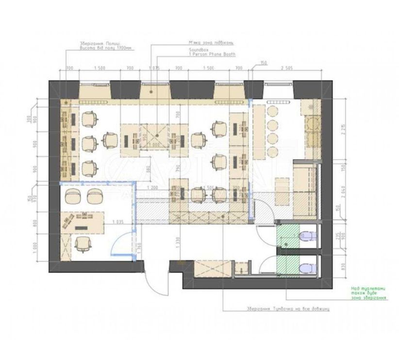 Продажа коммерческого помещения 57 м² на ул. Лысенко 3, центр Киева