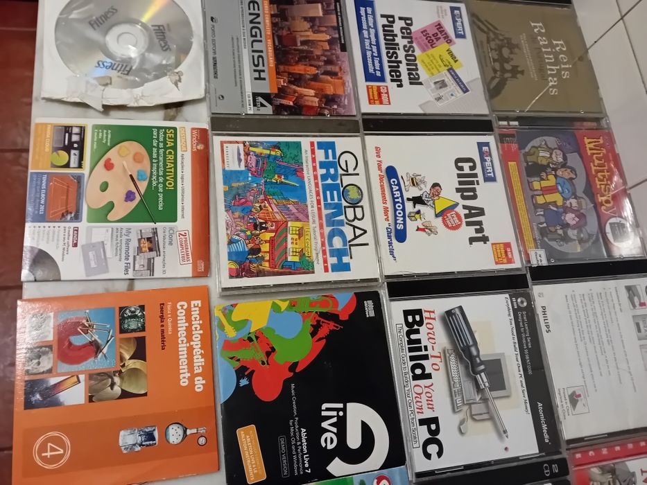 Conjunto de 20 Cds Rom/Pc Diversos