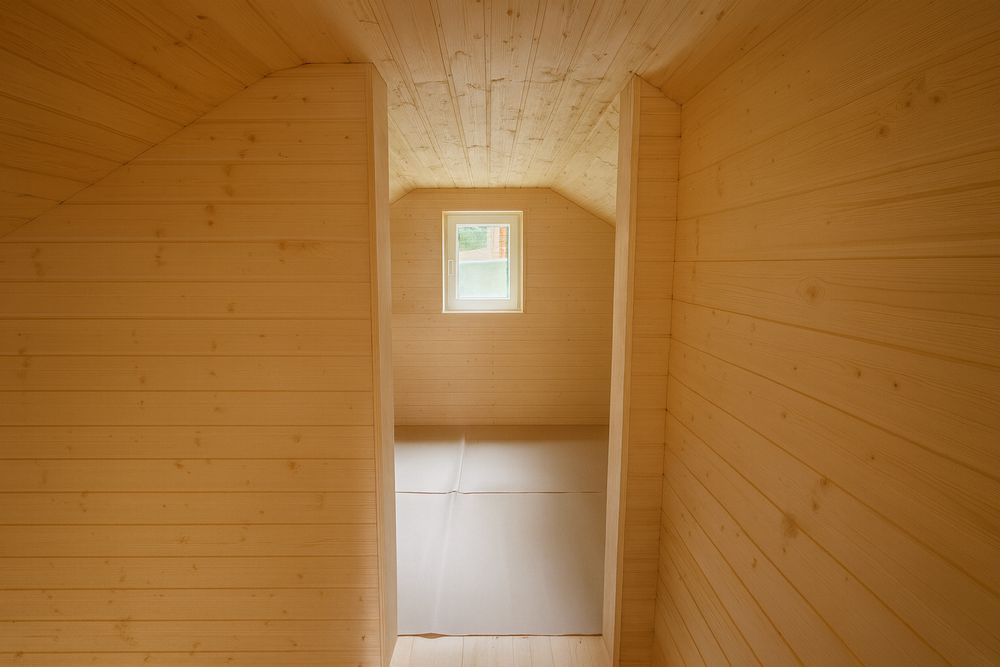 Domek szkieletowy 5x7m z tarasem 7x2mdrewniany 65m2