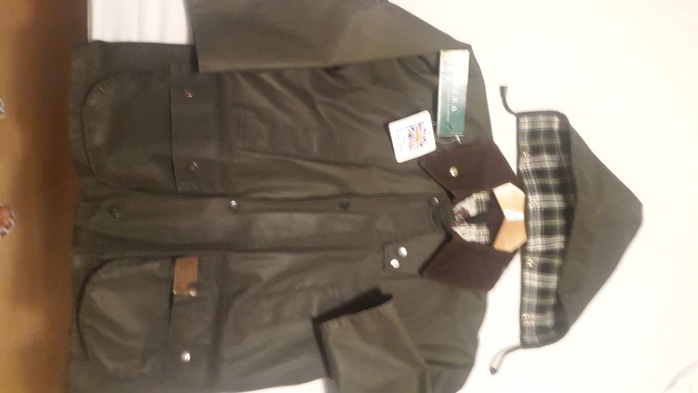 Parka encerada de criança