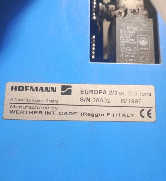 Podnośnik dwukolumnowy śrubowy Hofmann