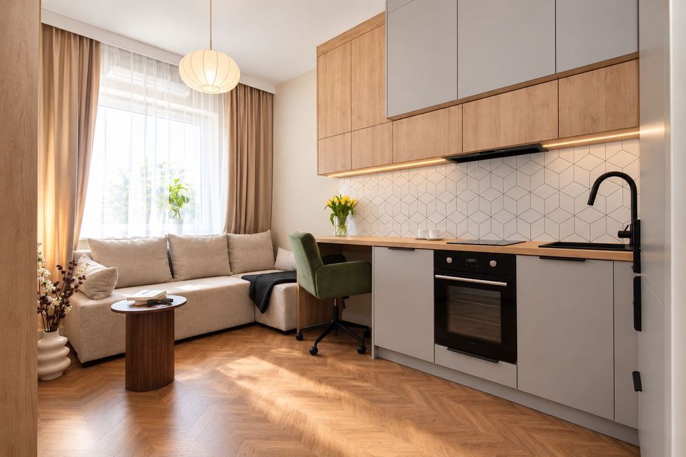 NOWA KAWALERKA 19 m² | wysoki standard: klimatyzacja, parking | BEZ CZYNSZU ADMINISTRACYJNEGO