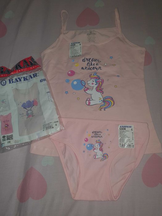 Комплект, майка+трусики Байкар, трусики Primark