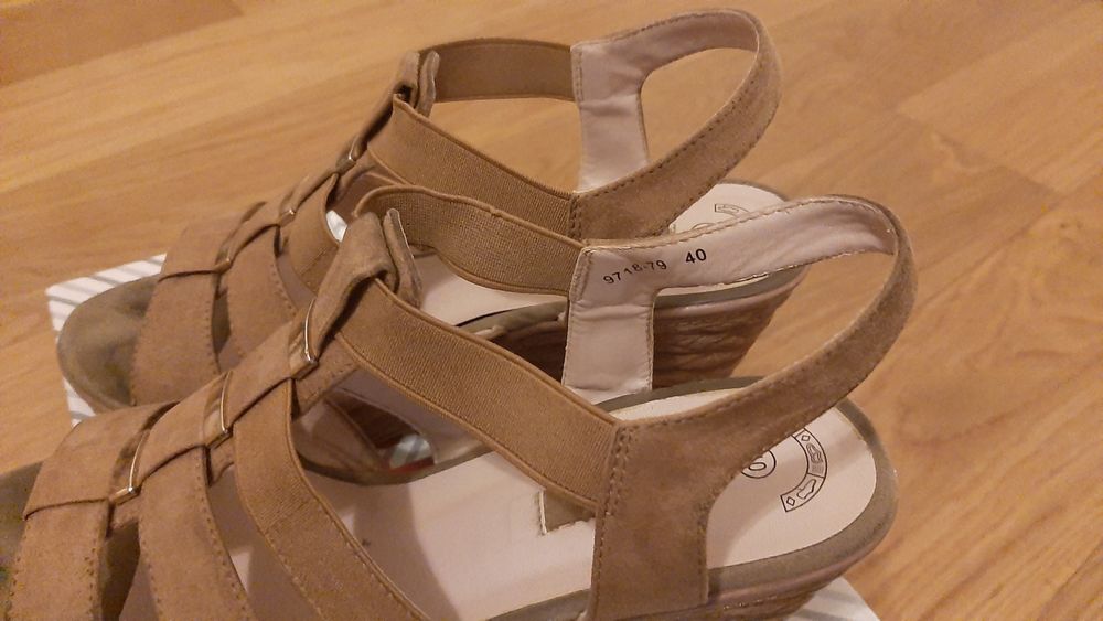 Sandálias camel 40 da FootSide