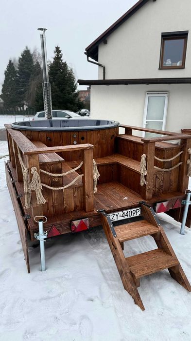 Mobilna Balia Wynajem | Jacuzzi na kółkach | Ruska Bania + Dowóz