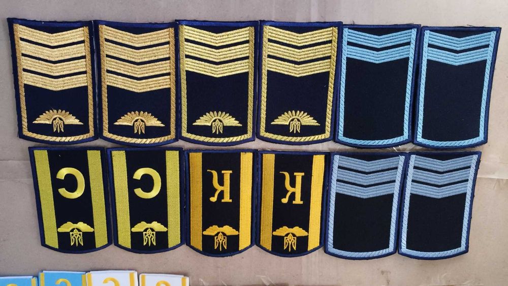 Погоны лётные, для курсантов, студентов на рубашку и китель