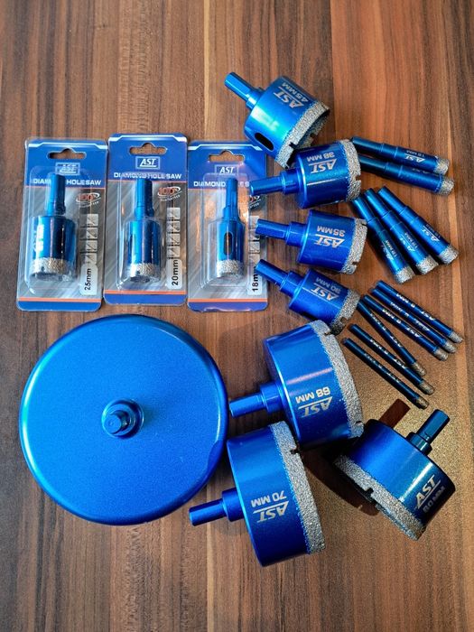 Коронка-сверло {на болгарку, дрель} керамогранит/плитка/мрамор 6-80 mm