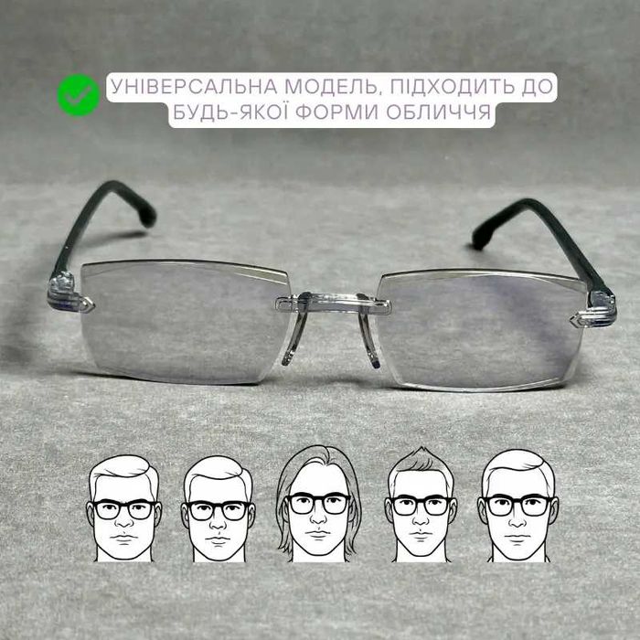 Універсальні комп’ютерні окуляри Blue Blocker - мінус - Код 0505 C1