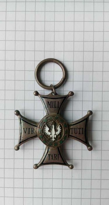 Krzyż srebrny orderu Virtuti Militari