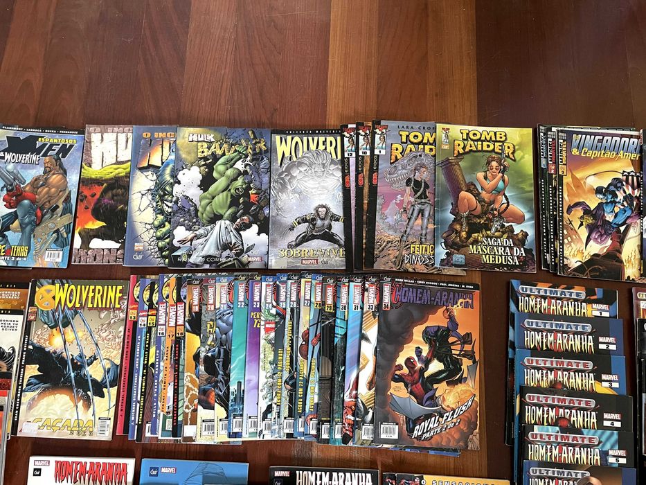 Colecção Banda Desenhada (Homem-Aranha, X-men, Hulk..) 80 livros