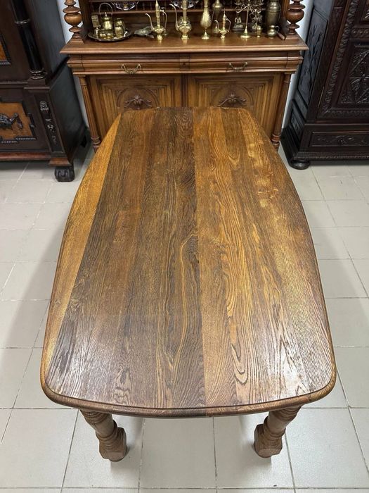 Комплект обідній стіл + 4 стільці дуб ротанг 3948