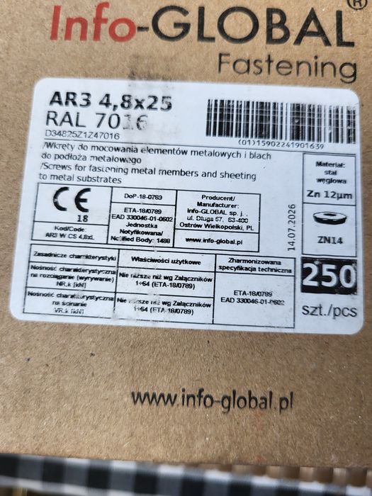 Info-Global Fastening wkręty.