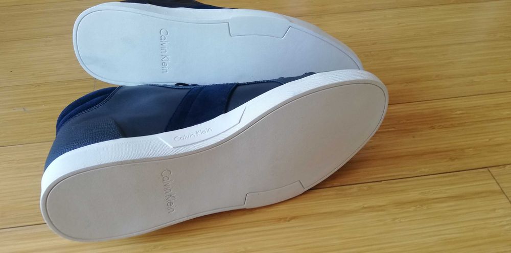 Calvin Klein sneakersy trampki skóra oryginał wysokie R 41.