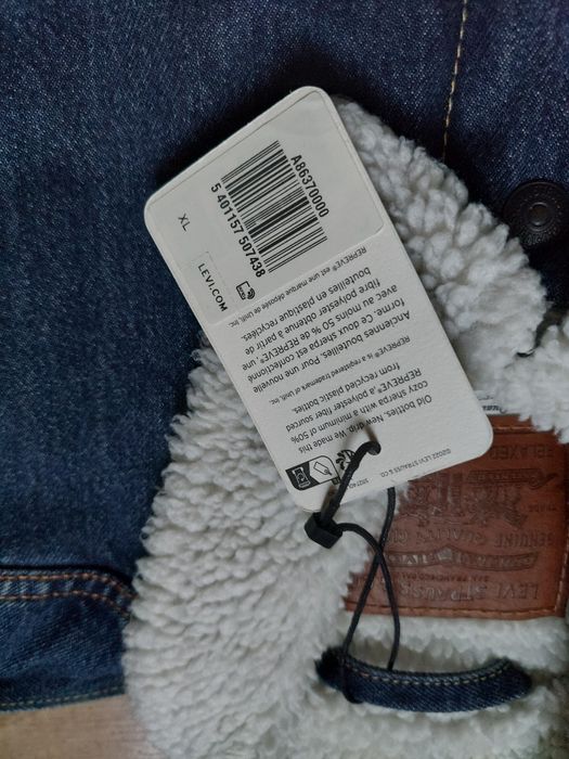 NOWY Bezrękawnik Trucker Sherpa Levi's Premium Quality