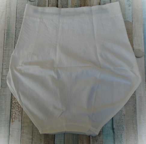 majtki modelujące 2XL/3XL  ecru wysokie  korygujące talię