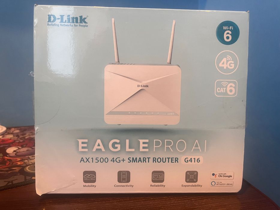Роутер D-Link AX1500 4G+ Wi-Fi 6