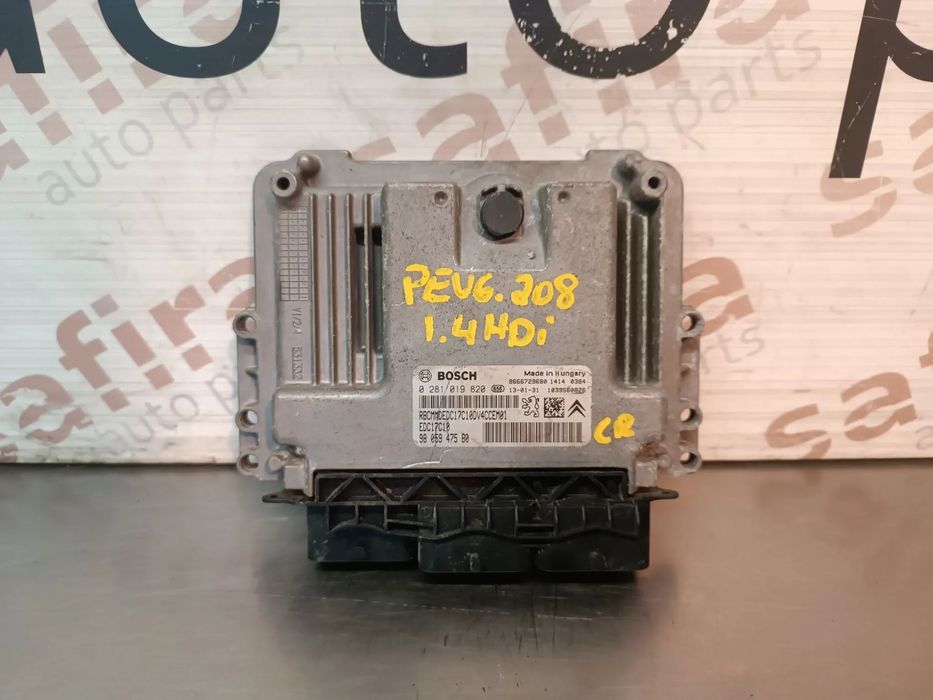 UNIDADE / CENTRALINA DO MOTOR PEUGEOT 208 1.4HDI 0281019820