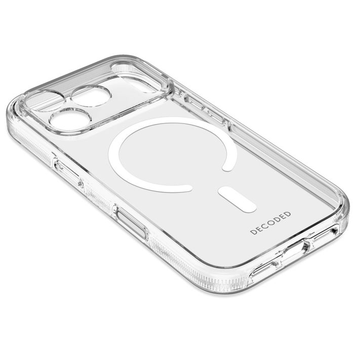 Decoded droptec transparent backcover - etui do iphone 18 pro max / 17 pro max kompatybilne z magsafe (transparant)