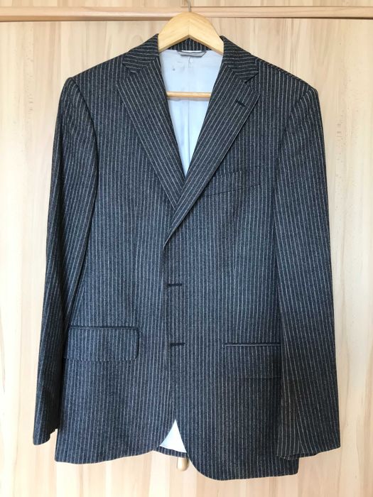 Marynarka włoska bespoke Pinstripe VBC 110'S r. 48 (M)
