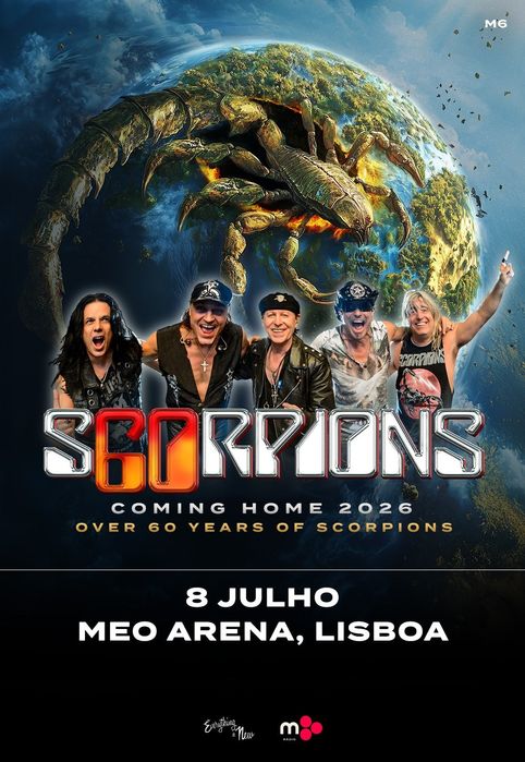 2 Bilhetes - Scorpions, MEO Arena