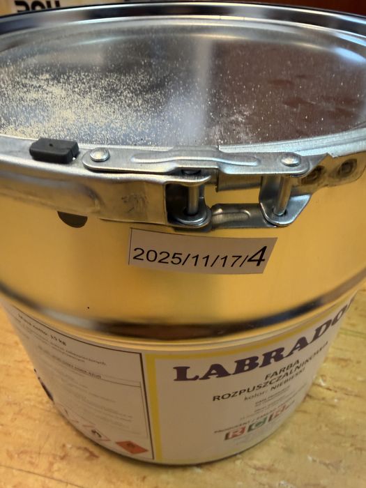 Farba drogowa LABRADOR  15 kg niebieska