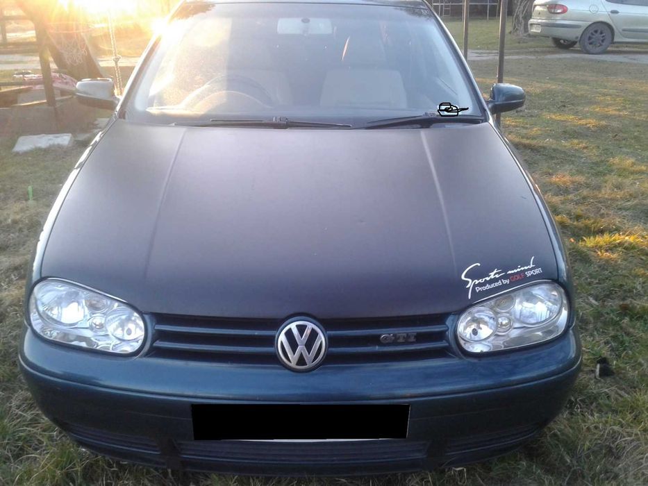 Klapa Tył Tylna VW Golf 4 IV HB Niebieska Zielona Zderzak 3D 5D Lampa