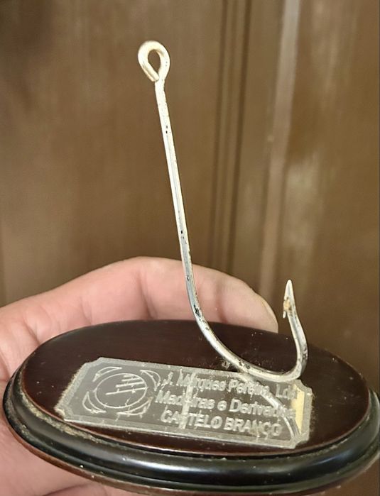 Anzol em prata - troféu