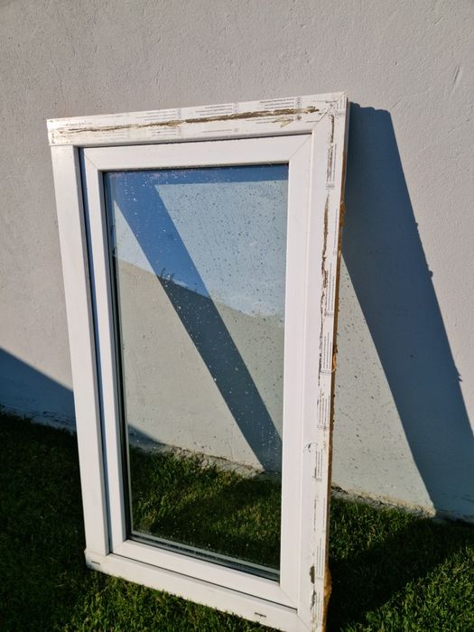 Okno 116x163 85x244 77x138 drzwi balkonowe pcv z demontażu uszkodzone