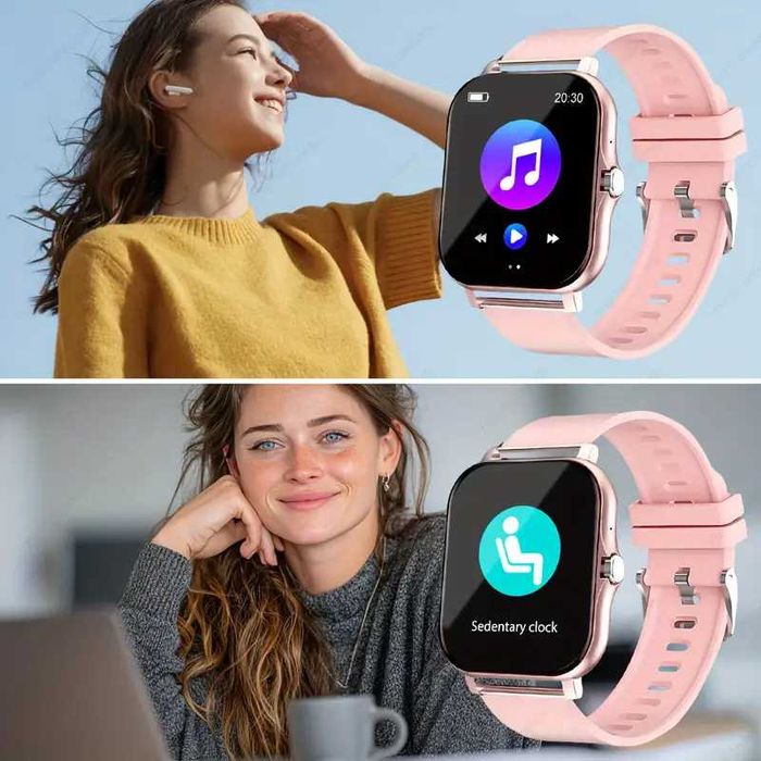 Smartwatch Inteligente unissexo, compatível c/ Android e iPhone. Novo.