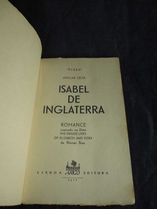 Livro Isabel de Inglaterra Amílcar Celta