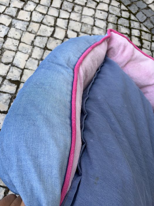 Cama / Cesto Almofadado para Cão com Almofada Removível - 85x70 cm