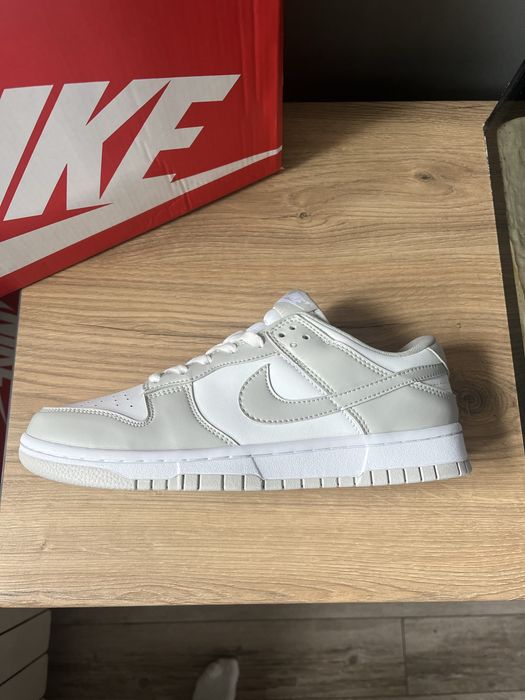 Nike Dunk Low biale szare nowe + pudelko