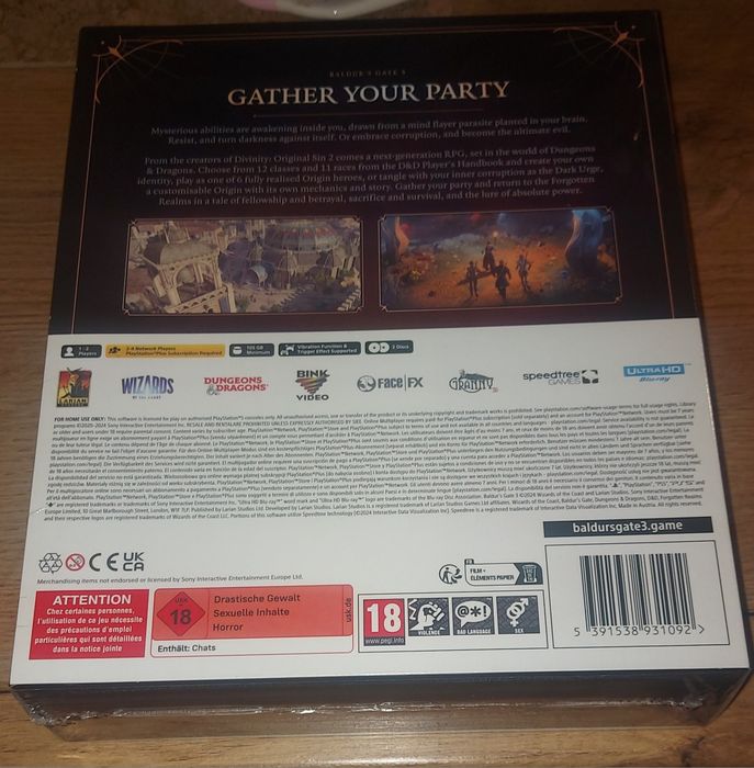Baldur's Gate 3 Edycja Kolekcjonerska Deluxe PL PS5 Playstation Nowa