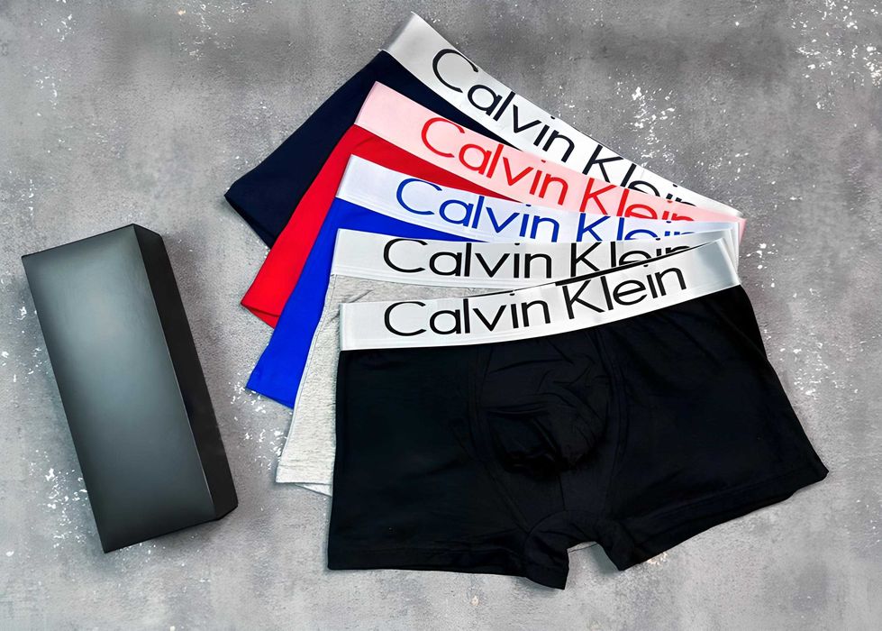 5шт 530грн! Чоловіча білизна Calvin Klein Боксери Кельвін Кляйн