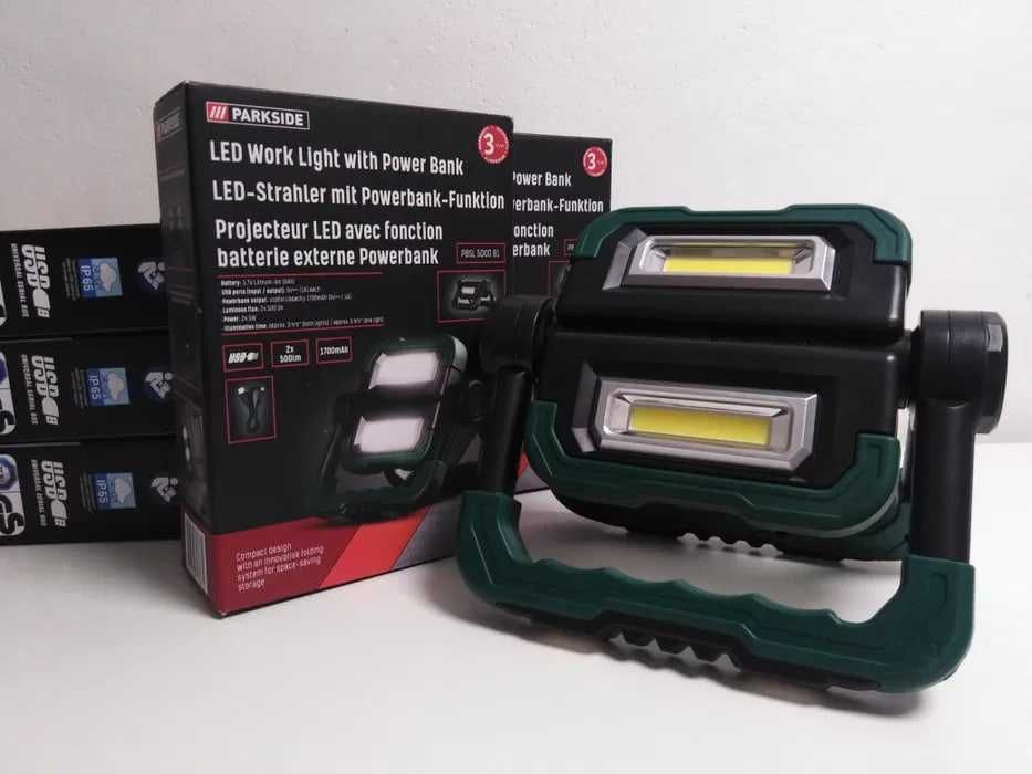 Аккумуляторный фонарь (прожектор) PARKSIDE PBSL 5000 B1. Одесса