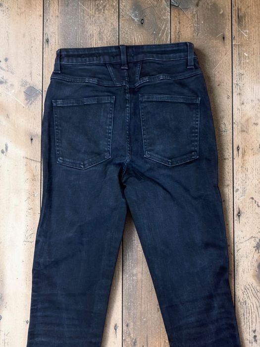 Closed Skinny Pusher roz. 26 czarne dżinsy rurki wysoki stan black high waisted premium jeans