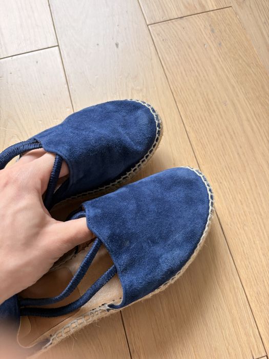 Mega wygodne zamszowe espadryle 38 kanna