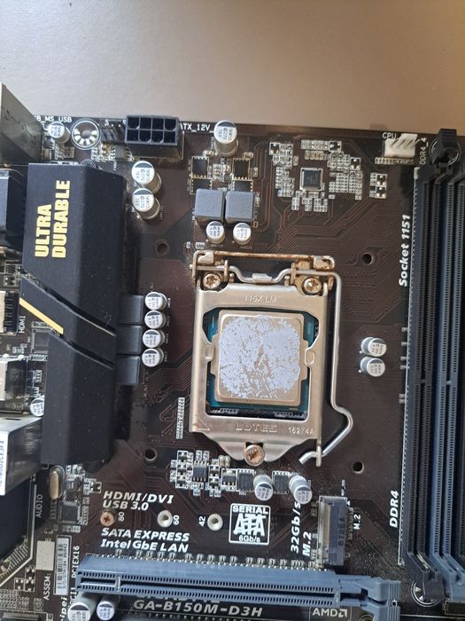 Motherboard gygabite GA-B150M-D3H64740207659395122