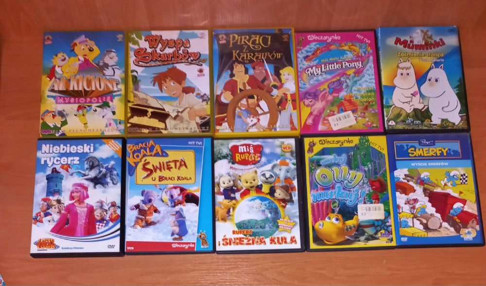 Bajki DVD i CD ,gry CD