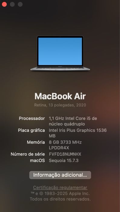 Macbook air 2020