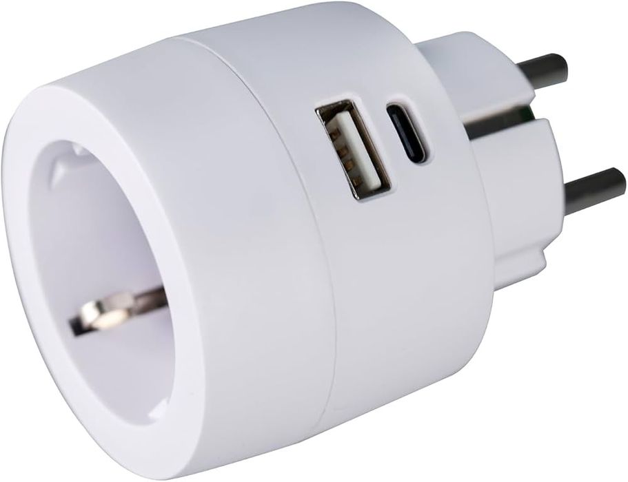 USB A+C socket adapter