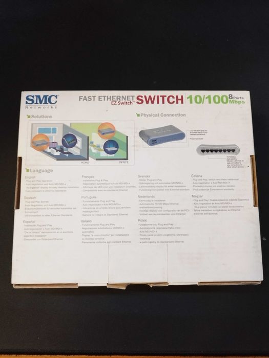 Fast Ethernet SMC Switch, 8 Ports64739564237955121