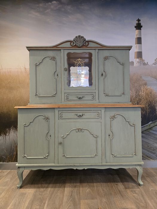 Stylowy bufet vintage / prowansalski – lite drewno