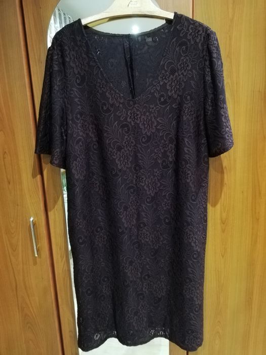 Brązowa sukienka rozmiar 48/50